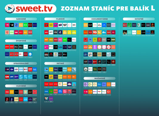 Sweet.tv Balík L 24 Mesiacov
