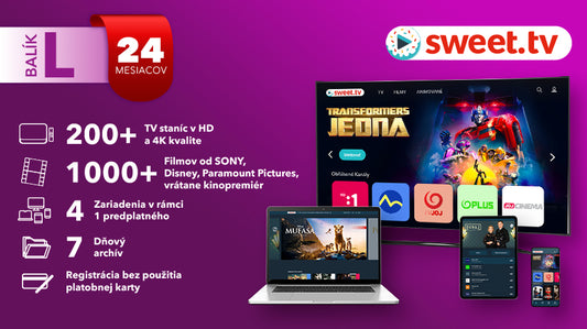 Sweet.tv Balík L 24 Mesiacov