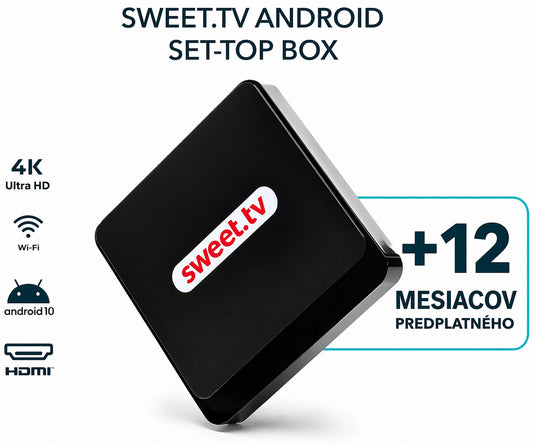 Sweet.TV box 2, + balík L na 12 mesiacov