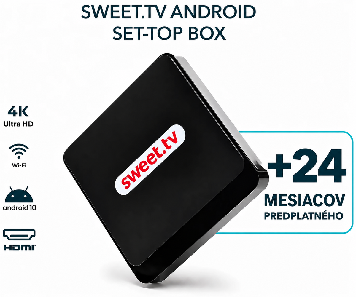 SETtOP BOX SWEET PREDPLATNE 12 MESIACOV