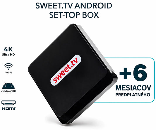Sweet.TV box 2, + balík L na 6 mesiacov