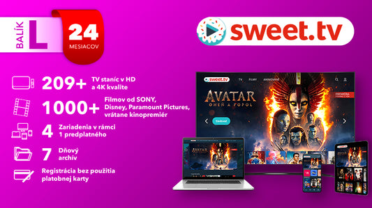Sweet.tv Balík L 24 Mesiacov