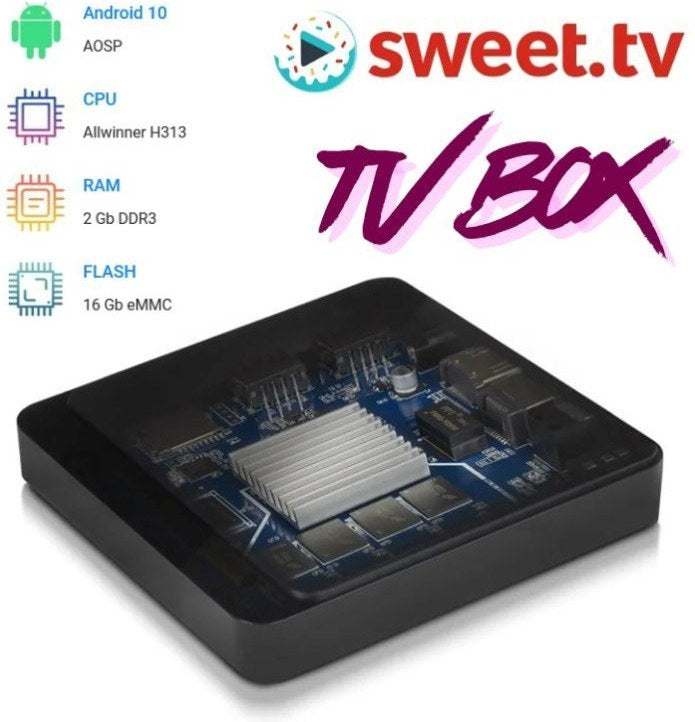 Sweet.TV box 2, + balík L na 12 mesiacov